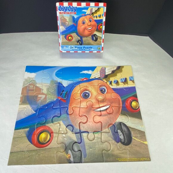 Vintage 2002 Jay Jay The Jet Plane 24 Piece Puzzle by Pressman PBS Kids - Picture 1 of 9